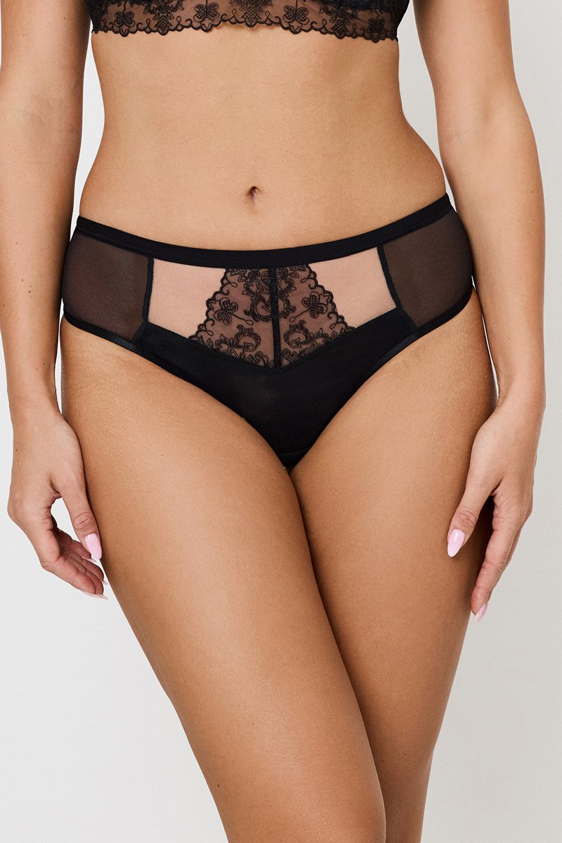 DIVA BLACK Трусы высокие