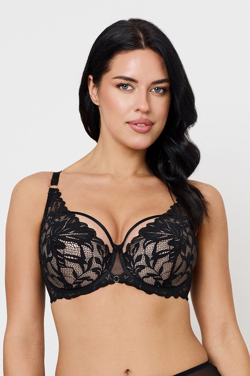 BELLA BLACK NEW Semi Soft Бюст