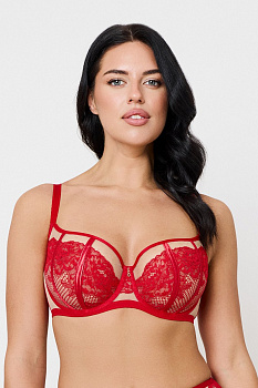 BELINDA RED Balconette soft Бюст